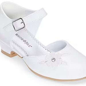 White Kids Dress Shoes